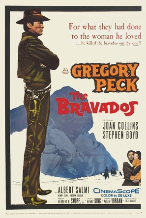 The Bravados - Theatrical movie poster (thumbnail)