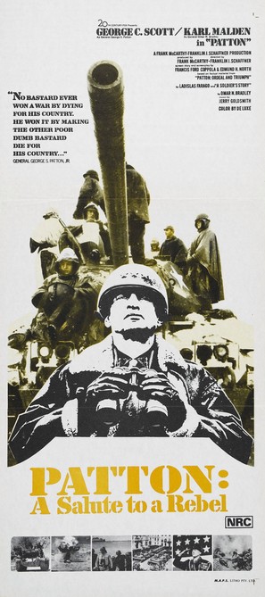 Patton - Australian Movie Poster (thumbnail)