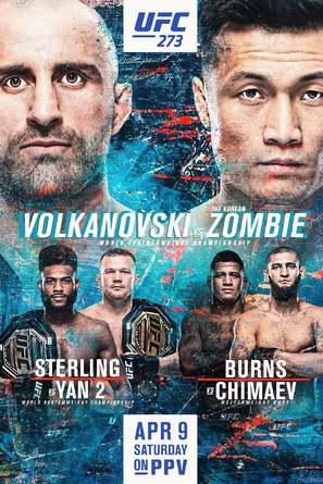 UFC 273: Volkanovski vs the Korean Zombie - Movie Poster (thumbnail)