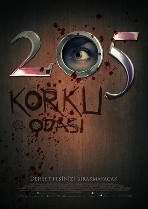 205 - Zimmer der Angst - Turkish Movie Poster (thumbnail)