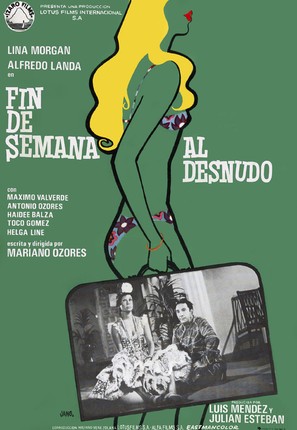 Fin de semana al desnudo - Spanish Movie Poster (thumbnail)