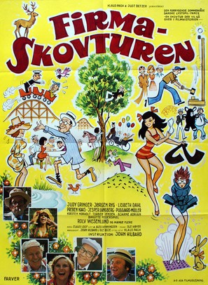 Firmaskovturen - Danish Movie Poster (thumbnail)
