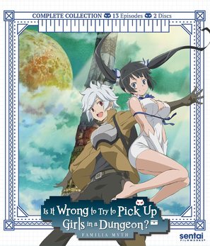 &quot;Dungeon ni Deai wo Motomeru no wa Machigatteiru Darou ka&quot; - Blu-Ray movie cover (thumbnail)