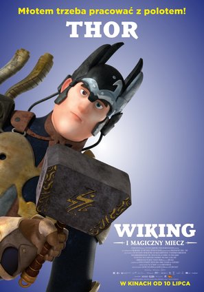 Vic the Viking and the Magic Sword - Polish Movie Poster (thumbnail)