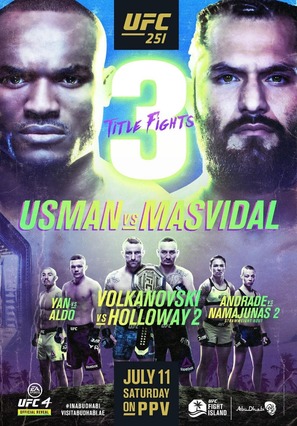 UFC 251: Usman vs. Masvidal - Movie Poster (thumbnail)
