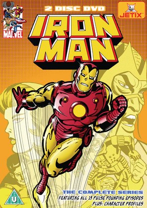 &quot;Iron Man&quot; - British DVD movie cover (thumbnail)