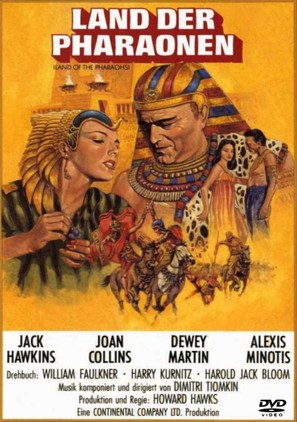 Land of the Pharaohs - German DVD movie cover (thumbnail)