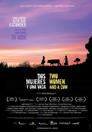 Dos Mujeres y una Vaca - Colombian Movie Poster (thumbnail)