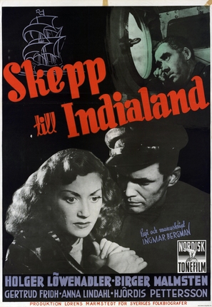 Skepp till India land - Swedish Movie Poster (thumbnail)