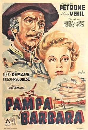 Pampa b&aacute;rbara - Argentinian Movie Poster (thumbnail)