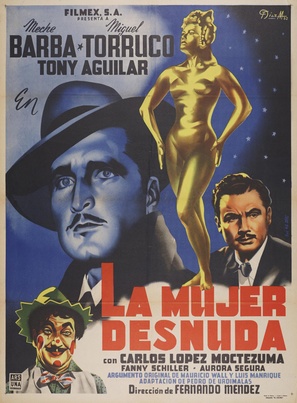 La mujer desnuda - Mexican Movie Poster (thumbnail)
