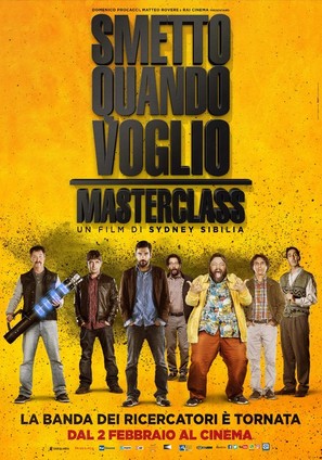 Smetto quando voglio: Masterclass - Italian Movie Poster (thumbnail)