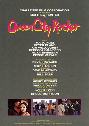 Queen City Rocker - New Zealand Movie Poster (thumbnail)