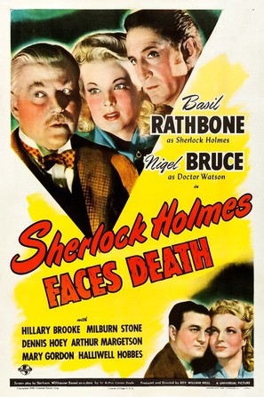 Sherlock Holmes Faces Death - Movie Poster (thumbnail)