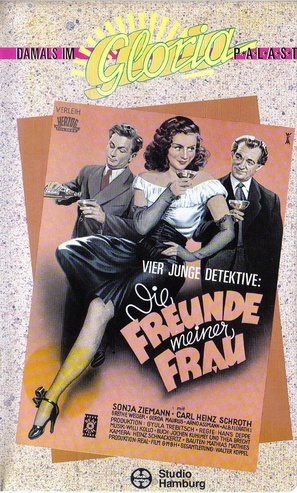 Die Freunde meiner Frau - German VHS movie cover (thumbnail)
