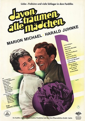 Davon tr&auml;umen alle M&auml;dchen - German Movie Poster (thumbnail)