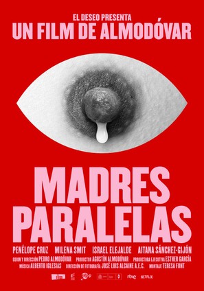 Madres paralelas - Spanish Movie Poster (thumbnail)