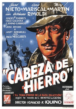 Cabeza de hierro - Spanish Movie Poster (thumbnail)