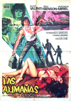 Las alima&ntilde;as - Spanish Movie Poster (thumbnail)