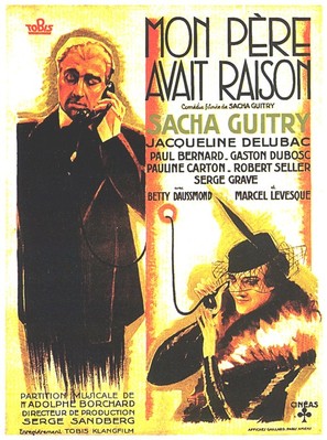 Mon p&egrave;re avait raison - French Movie Poster (thumbnail)