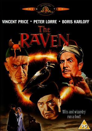 The Raven - British DVD movie cover (thumbnail)
