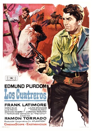 Cuatreros, Los - Spanish Movie Poster (thumbnail)