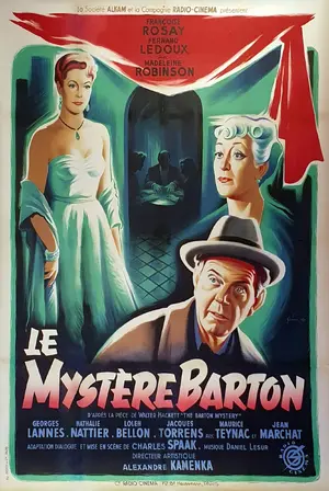 Le mystère Barton Poster