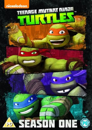 &quot;Teenage Mutant Ninja Turtles&quot; - British DVD movie cover (thumbnail)
