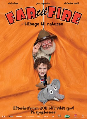 Far til fire - tilbage til naturen - Danish Movie Poster (thumbnail)