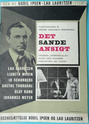 Det sande ansigt - Danish Movie Poster (thumbnail)