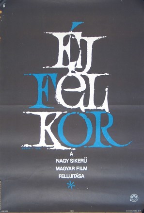 &Eacute;jf&eacute;lkor - Hungarian Movie Poster (thumbnail)