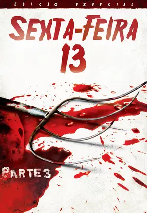 Friday the 13th Part III - Brazilian DVD movie cover (thumbnail)