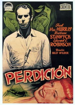 Double Indemnity - Spanish Theatrical movie poster (thumbnail)