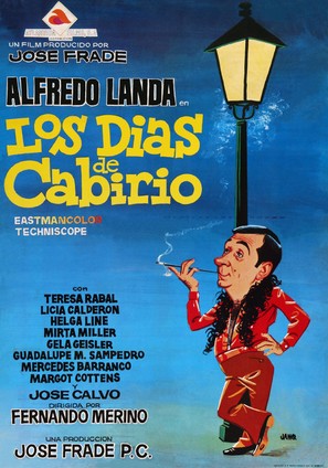 Los d&iacute;as de Cabirio - Spanish Movie Poster (thumbnail)