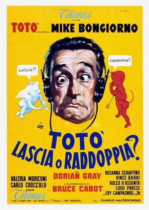 Tot&ograve;, lascia o raddoppia? - Italian Movie Poster (thumbnail)