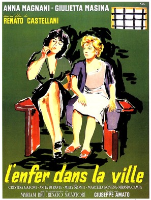 Nella citt&agrave; l&#039;inferno - French Movie Poster (thumbnail)