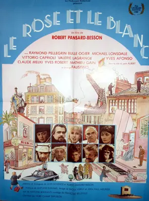 Le rose et le blanc Poster