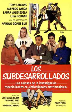 Los Subdesarrollados - Spanish Movie Poster (thumbnail)