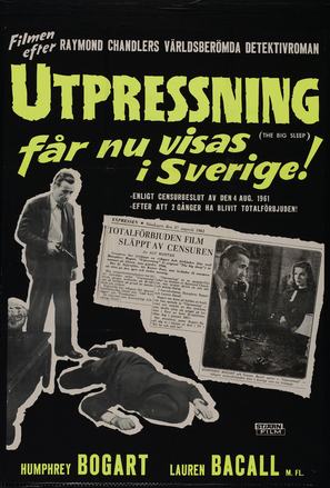 The Big Sleep - Swedish Movie Poster (thumbnail)