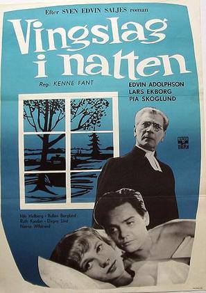 Vingslag i natten - Swedish Movie Poster (thumbnail)