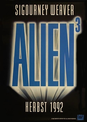 Alien 3 - German Movie Poster (thumbnail)