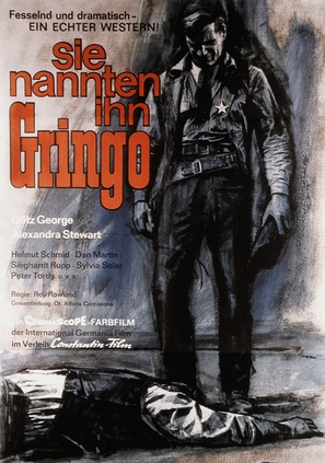 Sie nannten ihn Gringo - German Movie Poster (thumbnail)