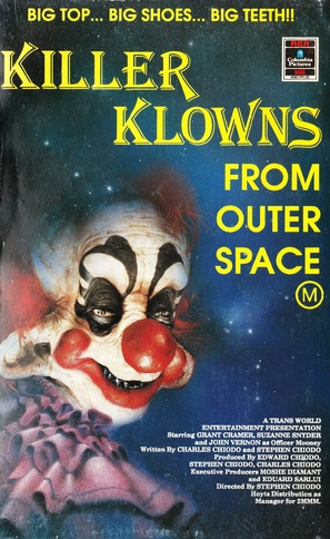Killer Klowns from Outer Space - Australian VHS movie cover (thumbnail)