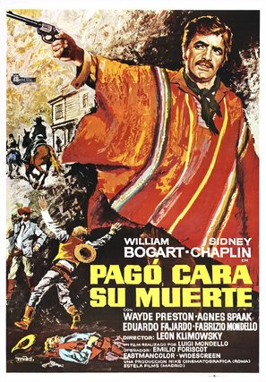 Pag&oacute; cara su muerte - Spanish Movie Poster (thumbnail)