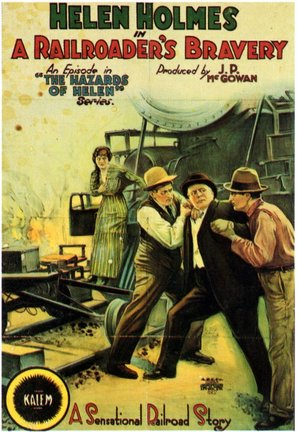 A Railroader&#039;s Bravery - Movie Poster (thumbnail)