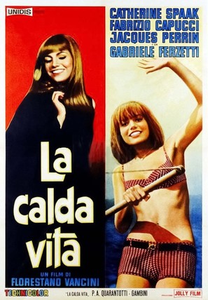 La calda vita - Italian Movie Poster (thumbnail)