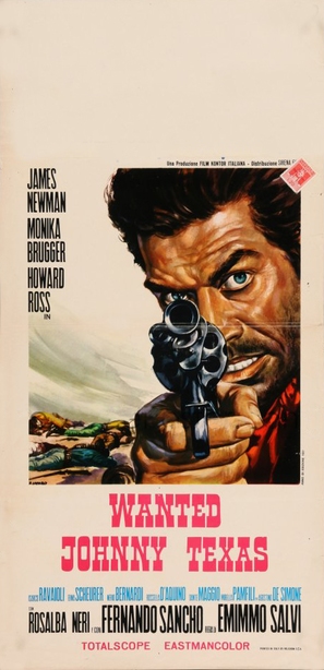 Wanted Johnny Texas - Italian Movie Poster (thumbnail)
