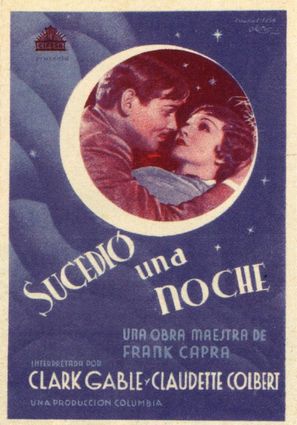 It Happened One Night - Spanish Theatrical movie poster (thumbnail)