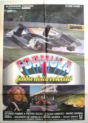 Formula uno, febbre della velocit&agrave; - Italian Movie Poster (thumbnail)