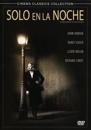 Somewhere in the Night - Spanish DVD movie cover (thumbnail)